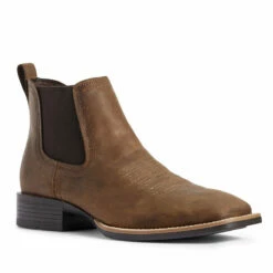 Ariat Booker Ultra Western Boot - Distressed Tan