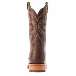 Ariat Ostrich Boots Antique Saddle -cowboy boots shop 10044419 heel