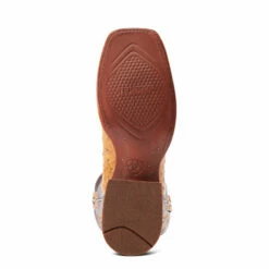 Ariat Ostrich Boots Antique Saddle -cowboy boots shop 10044419 sole