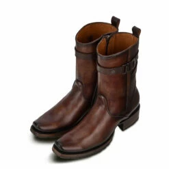Men's Brown Urban Boots -cowboy boots shop 1J2JRS CAFE 08