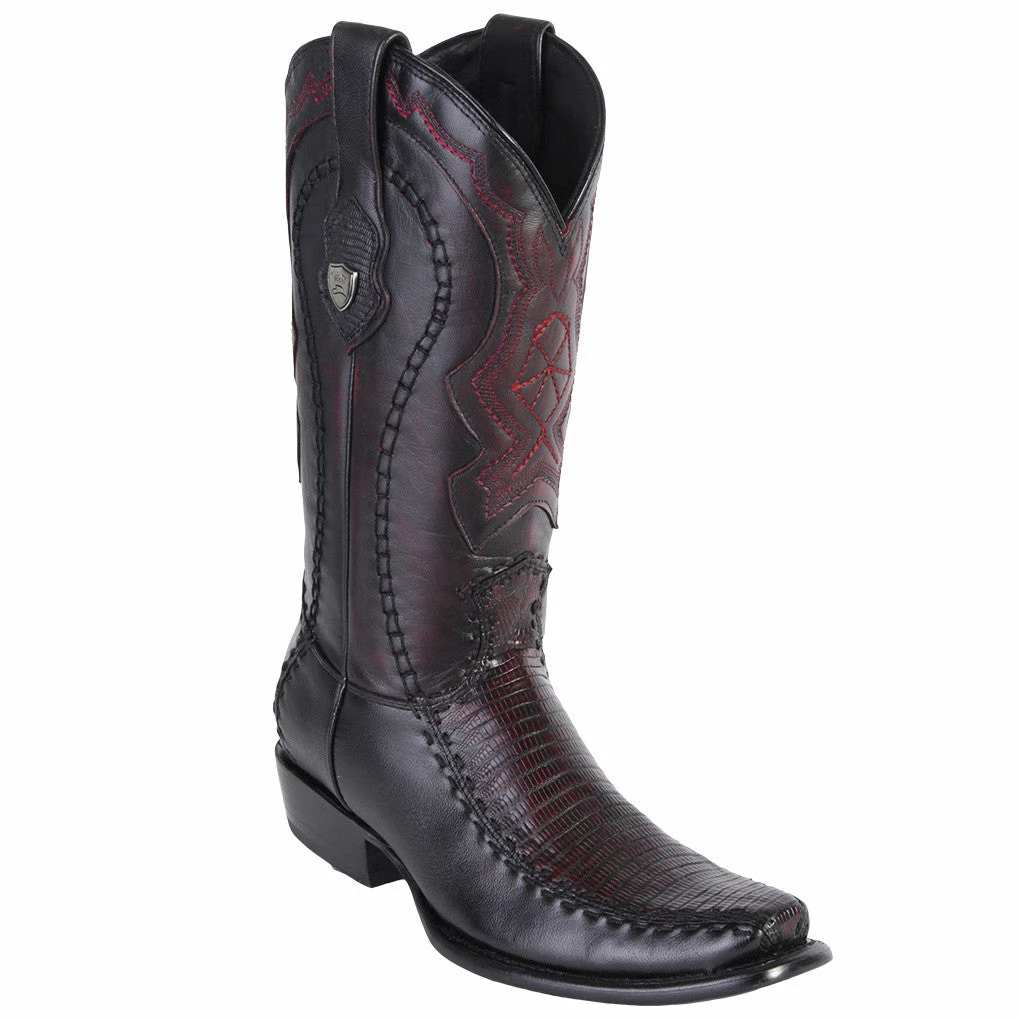 Lizard Dubai Toe Mens Cowboy Boots 3 Lizard Dubai Toe Mens Cowboy Boots - Image 3
