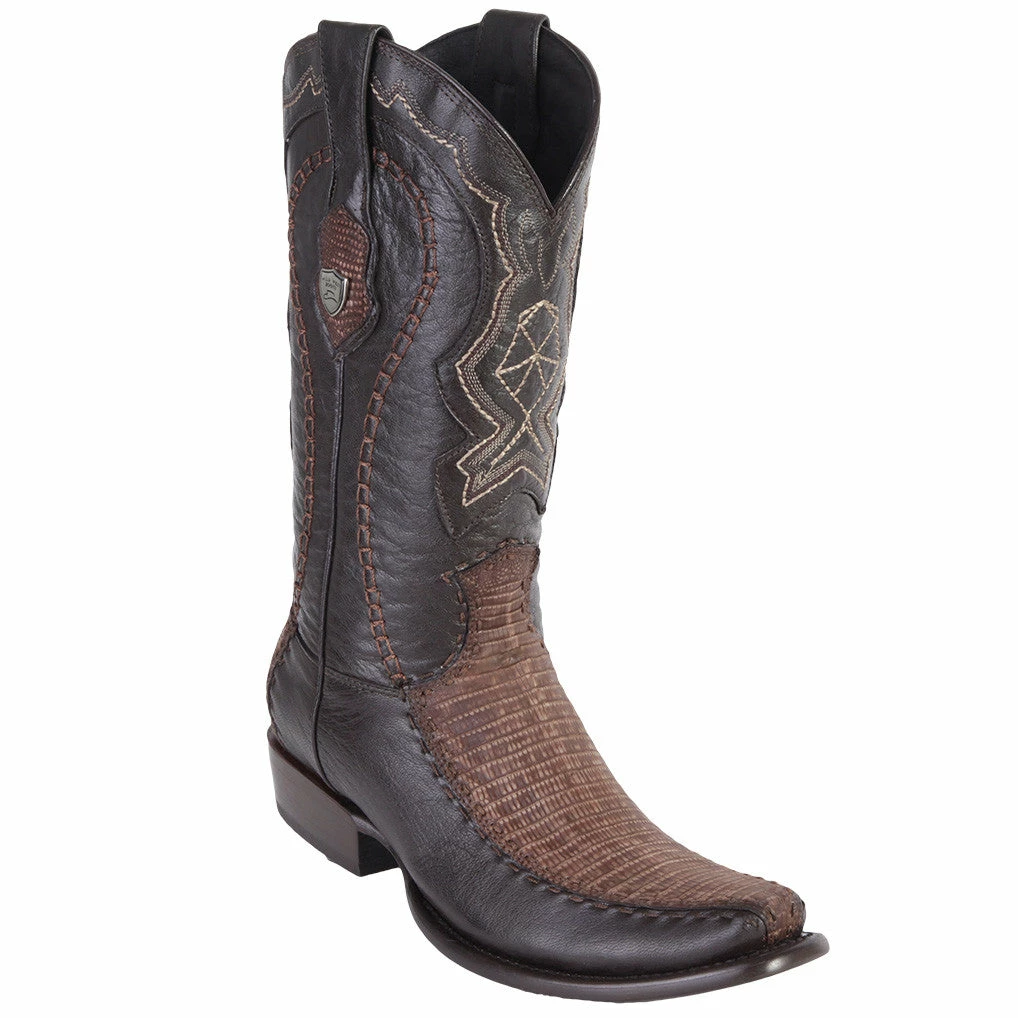 Lizard Dubai Toe Mens Cowboy Boots 4 Lizard Dubai Toe Mens Cowboy Boots - Image 4