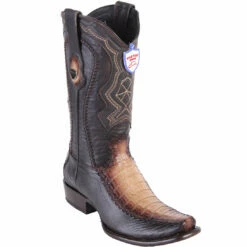 Caiman Belly Mens Semi Square Toe Boots -cowboy boots shop 279F8215