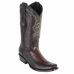 Caiman Belly Mens Semi Square Toe Boots -cowboy boots shop 279F8216