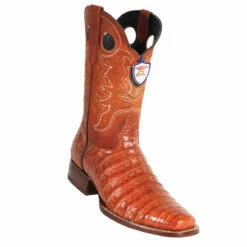 Caiman Belly Square Toe Cowboy Boots -cowboy boots shop 28188203