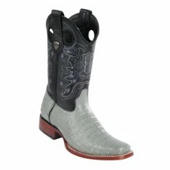 Caiman Belly Square Toe Cowboy Boots -cowboy boots shop 28188209