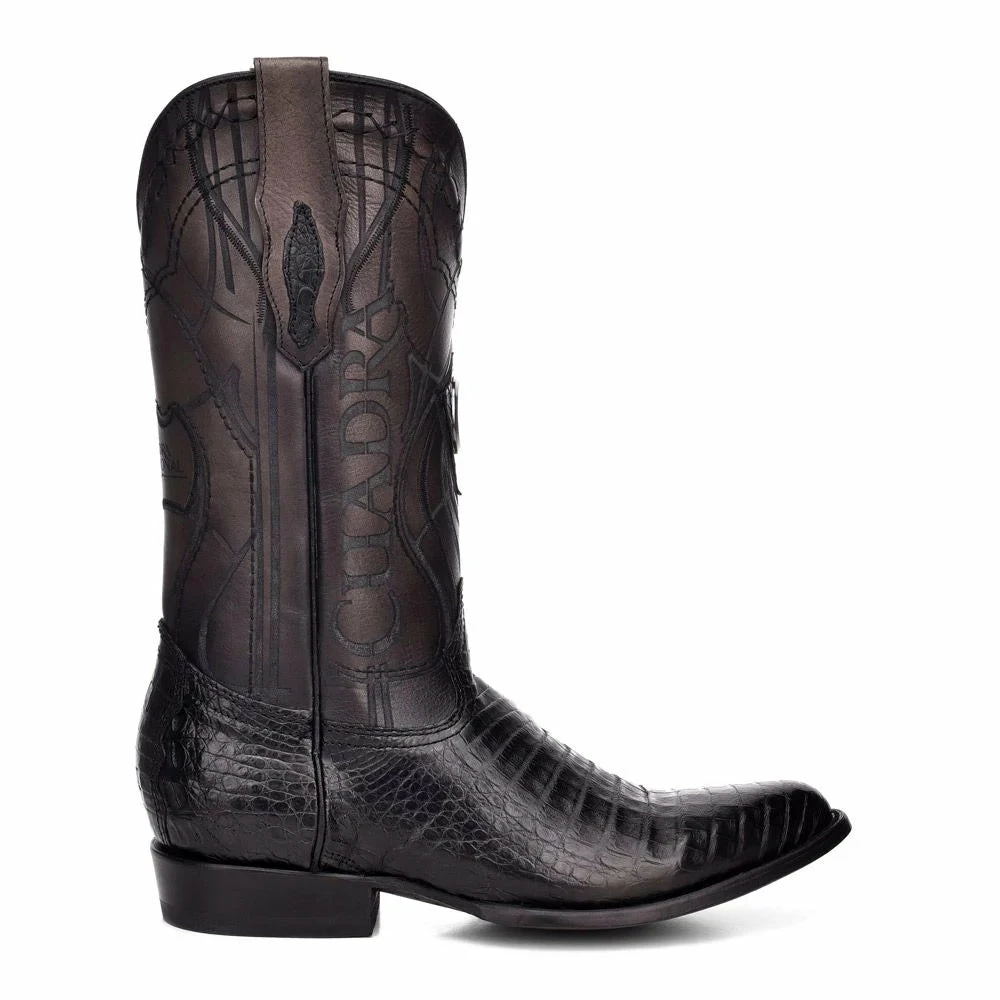 Black Caiman Boots 4 Black Caiman Boots - Image 4