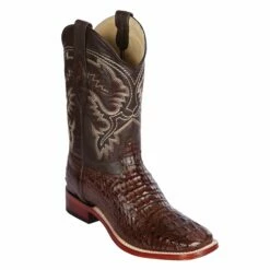 Caiman Horn-Back Square Toe Cowboy Boots -cowboy boots shop 8220207 58a65988 3958 4aaf 9931 80cd018b501c