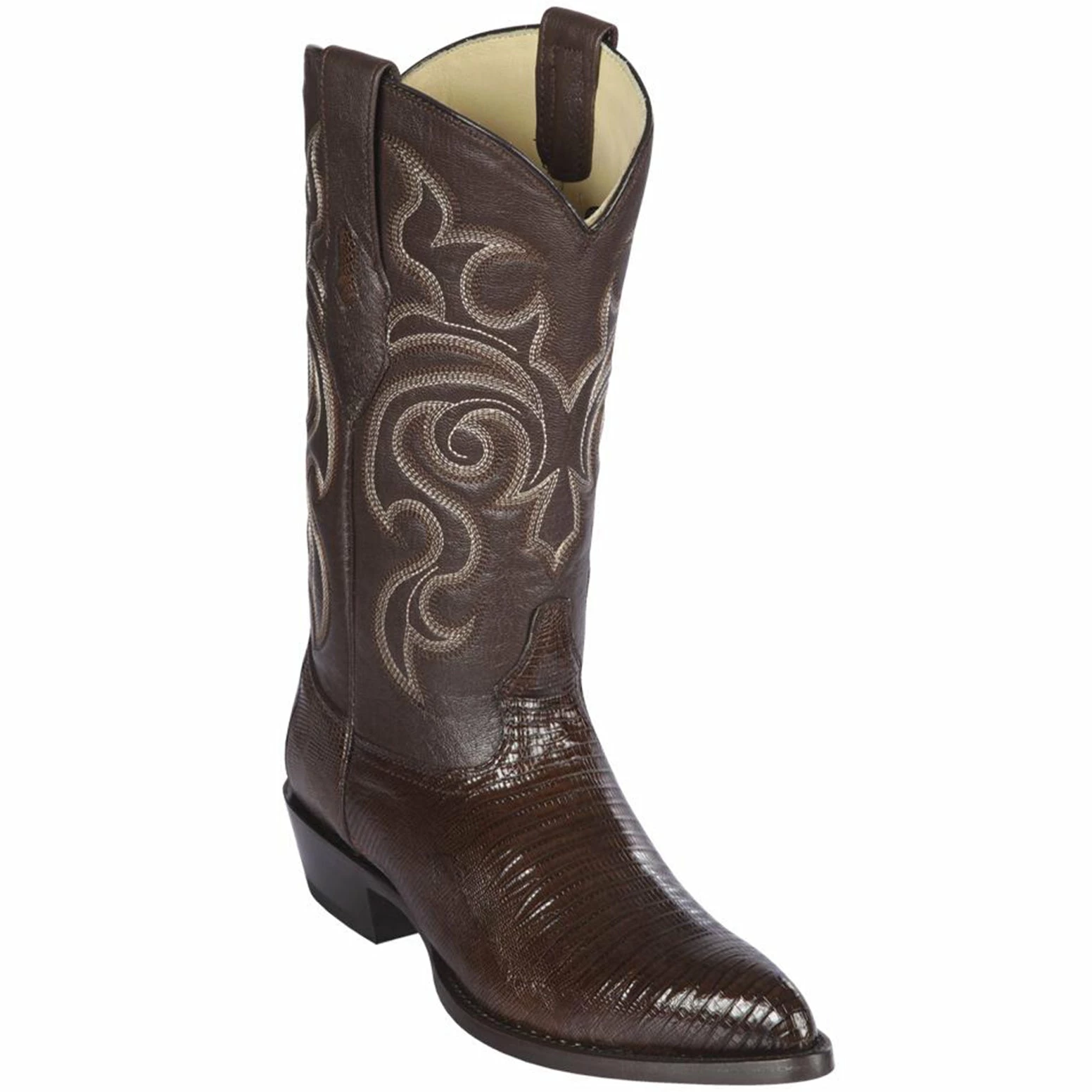 Lizard Teju Brown Cowboy Boots J-Toe 1 Lizard Teju Brown Cowboy Boots J-Toe