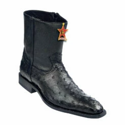 Men's Ostrich European Toe Boot
