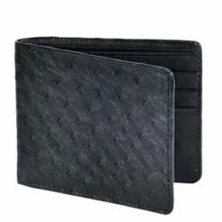Black Ostrich Wallet