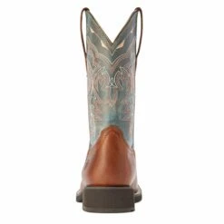 Ariat Delilah Square Toe Cowgirl Boot -cowboy boots shop F22 WMS WEST 10042420 heel
