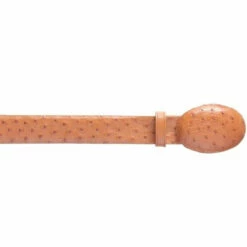 Honey Ostrich Belt