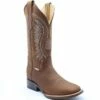 Indiana Brown Square Toe Cowgirl Boots