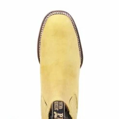 Honey Suede Charro Square Toe Boots -cowboy boots shop PR68B6251 toe