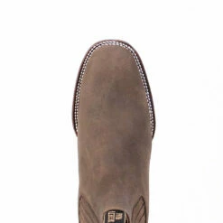 Topo Suede Charro Square Toe Boots -cowboy boots shop PR68B6307 toe
