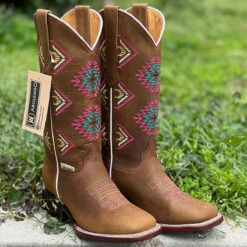 Pink Native Cowgirl Boots