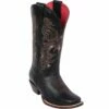 Black Square Toe Cowgirl Boots