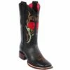 Red Rose Women's Cowboy Boots