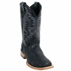 Elephant Print Black Boots