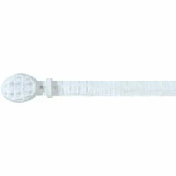 Caiman Belly White Cowboy Belt