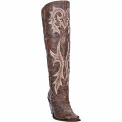 cowboy boots shop 12 Dan Post Brown Jilted Tall Boots